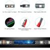 6Pcs Motorcycle LED Light Strips Multi-Color Neon Light Kits Waterproof DC 12V RGB Atmosphere Lights