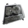 FOR 07-14 CHEVY TAHOE SUBURBAN BLACK HOUSING CLEAR CORNER HEADLIGHT HEAD LAMPS