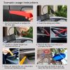 Stainless steel long distance car emergency key hook tool Triangle handle yellow warping plate 25-piece wedge airbag wrench combination tool