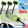 3 Pack Window Windshield Cleaning Tool Microfiber Car Wiper Cleaner Glass Brush