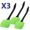 3 Pack Window Windshield Cleaning Tool Microfiber Car Wiper Cleaner Glass Brush