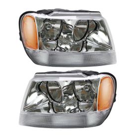 Car Headlight for 1999-2004 Jeep Grand Cherokee