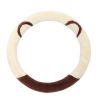 Brown Beige Cat Ear Steering Wheel Cover Warm Winter Plush Car Wheel Protector Universal Car Accessories for Women