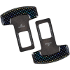 4Pcs Car Carbon Fiber Safety Seat Belt Alarm Stopper Clip Clamp Universal New