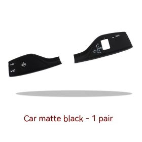 Steering Lamp Switch Rod Decoration (Option: Feel Black Car)