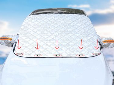 Magnetic Anti-frost And Anti-freeze Snow Cover For Automobile Snow Gear In Winter (Option: Style8090)