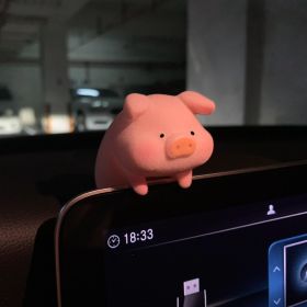 Cute Cartoon Pig Car Accessories (Option: 6 Style)