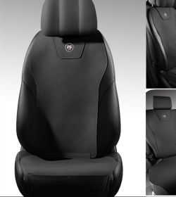 Tailored Leather Ultra Thin Car Seat Cover (Color: Black)