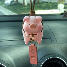 Cute Cartoon Pig Car Accessories (Option: 3 Style)