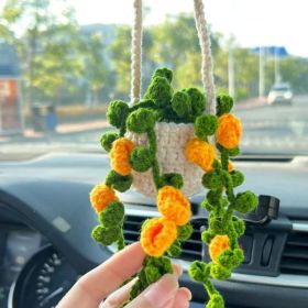 Car Plant Decoration Decoration Knitting Wool (Option: Style11)