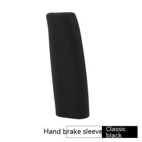 Universal Manual Automatic Gear Car Silicone Handbrake Sleeve (Color: Black)