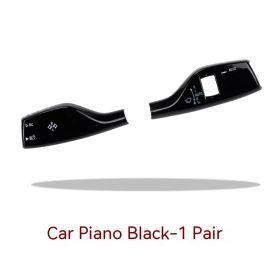 Steering Lamp Switch Rod Decoration (Option: Piano Black Car)