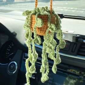 Car Plant Decoration Decoration Knitting Wool (Option: Style4)