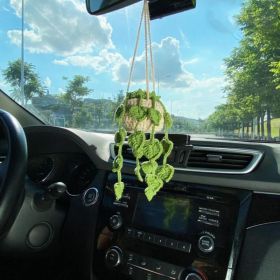 Car Plant Decoration Decoration Knitting Wool (Option: Style2)