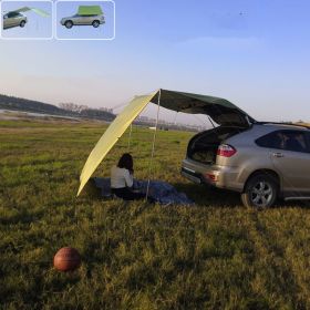 Outdoor Camper Tail Tent Side Tent Canopy (Option: Army Green-440x200cm)