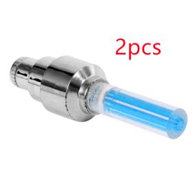 Automobile Tire Lights Valve Valve Lights Wheel Lights (Option: Blue 2pcs)