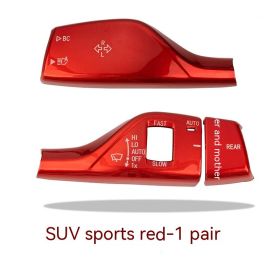 Steering Lamp Switch Rod Decoration (Option: Sports Red SUV)