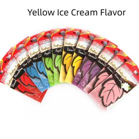 Mono-sheet Tape Car Interior Decoration Supplies (Option: Yellow Ice Cream Flavor)