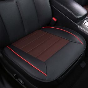 Full Surround Front Car Seat Cover Leather Pad Mat Auto Chair Cushion Protector (Qty: 1pc front cover)