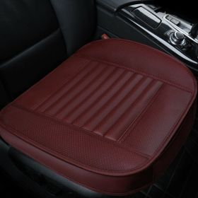 Car Front Rear Seat Cushion, Full Surround w/ Bamboo Charcoal (Color: Red)