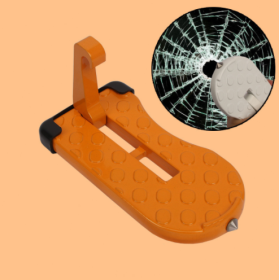 Top Auxiliary Hook Door Pedal (Color: Orange)