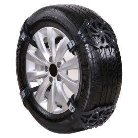 Car Snow Chain Winter Anti-ski Area Thickening Oxford (Color: Black)